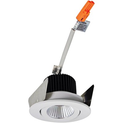 Nora Lighting Nora Iolite 2" White Round Gimbal Remodel LED Retrofit Trim