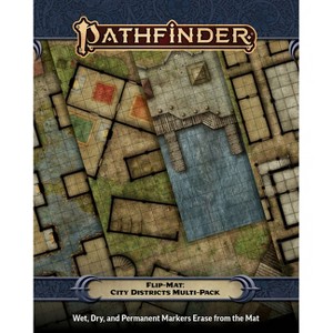 Pathfinder Flip-Mat: City Districts Multi-Pack - by  Jason Engle & Stephen Radney-Macfarland (Hardcover) - 1 of 1