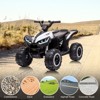 12V Ride On Toy ATV, Battery Powered 4 Wheeler Quad Car, Electric ATV with Remote Control, Music, Horn, Monitor Display, LED Lights for Toddlers 3-10 - 3 of 4