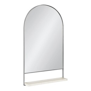20" x 34" Chadwin Decorative Wall Mirror with Shelf - Kate & Laurel All Things Decor - 1 of 4