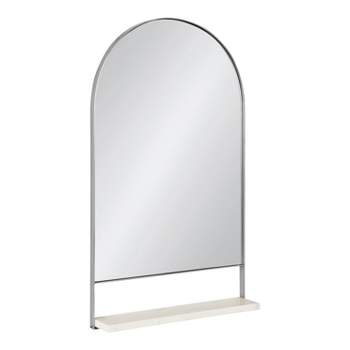 20"x34" Chadwin Arch Wall Mirror with Shelf - Kate & Laurel All Things Decor