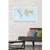 Trends International World Map 2023 Unframed Wall Poster Prints - 2 of 4