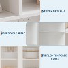 Kitchen Pantry Storage Cabinet, 71" Tall Food Pantry Cabinet with Microwave Stand, Farmhouse Kitchen Hutch with Open Storage - 3 of 4