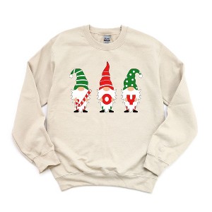 Simply Sage Market Women's Graphic Sweatshirt Joy Gnomes - 1 of 2
