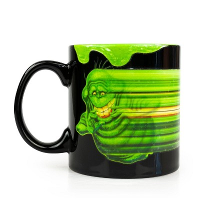 Just Funky OFFICIAL Ghostbusters Coffee Mug | Glow-In-The-Dark Slimer | Ceramic 20 Oz. Cup