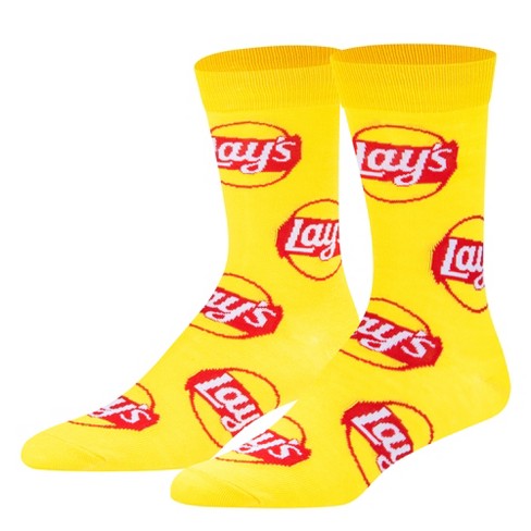 Crazy Socks, Lays, Funny Novelty Socks, Large