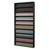Karl Home White 10 Layers Wall Mount Nail Polish Organizer Rack with Acrylic Baffle - 2 of 4