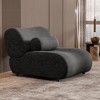 TiramisuBest Black Modular Sofa,Adjustable Headrests,Chenille Sectional,Hidden Legs,Reclining Backrest for Living Room/Bedroom - 3 of 4
