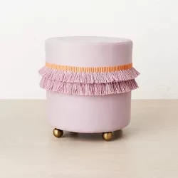 Catania Tassel Ottoman with Ball Feet Purple/Pink - Opalhouse™ designed with Jungalow™