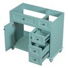 VYNXARIA 36'' Free Standing Bathroom Vanity - Solid Wood Frame, 2 Drawers, Modern Design - 4 of 4