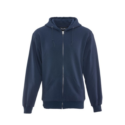 Refrigiwear Thermal Knit Lined Hoodie, Hooded Zip-up Fleece Sweatshirt  (navy Blue, 5xl) : Target