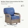 Buenhomino Outdoor Swivel Rocker Patio Chairs - 3 of 4
