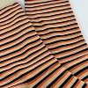 Orange and Black Stripes  Socks from the Sock Panda (Men's Sizes, Adult Large) - 2 of 4