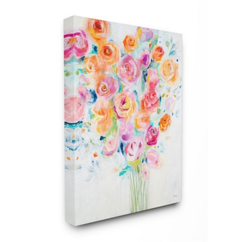 Stupell Industries Daily Glam Necessities Fashion Forward Book Stack, Designed by Ziwei Li Canvas Wall Art, 16 x 20, Pink
