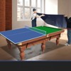 VisioGear Game Tables, 8ft Ping Pong Conversion Tables Top, Foldable & Portable Table for Tennis, Blue, 96"*48"*0.47" - 4 of 4