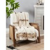 Saro Lifestyle Cotton Throw With Tassel & Fringe Design - 4 of 4