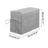 Unique Bargains Dustproof Sewing Machine Dust Cover 1pc - 4 of 4