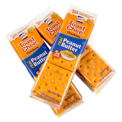 Lance Real Peanut Butter Toast Chee Crackers - 1.62oz / 40pk
