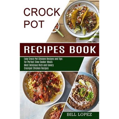 Crockpot Recipes Book - by  Bill Lopez (Paperback)