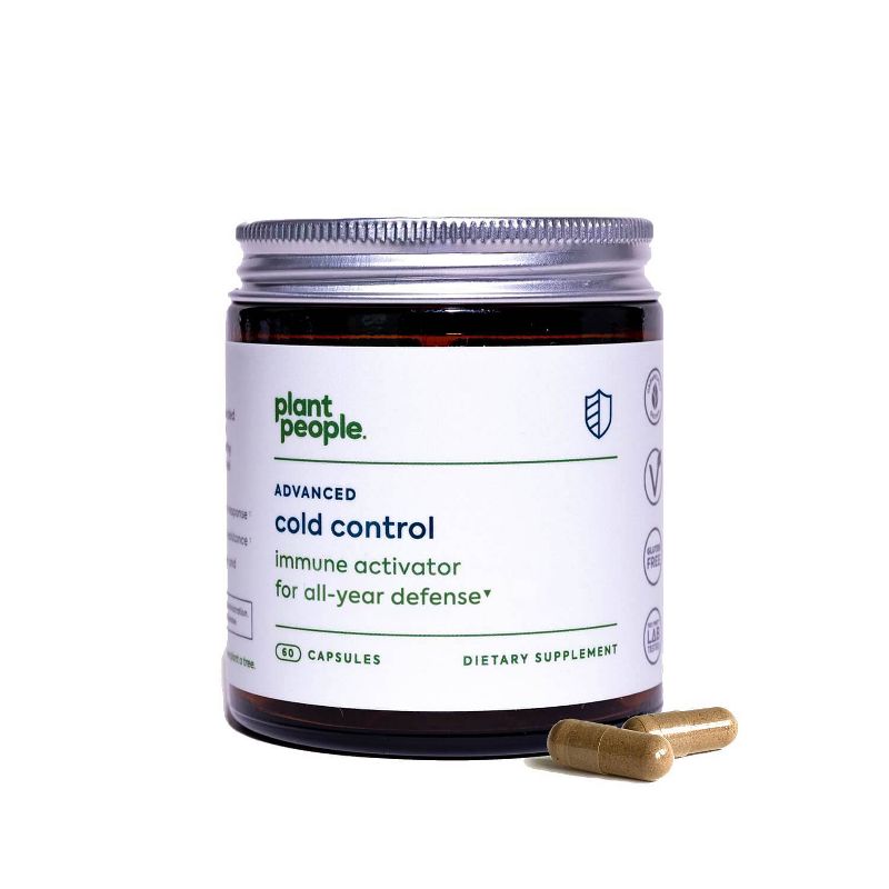 Plant People Organic Cold Control &#38; Immune Activator Vegan Capsules - 60ct, 1 of 7