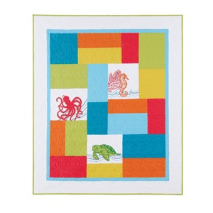 C&F Home Tropical Escape Quilted 50" x 60" Throw Blanket - 1 of 3