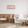 Stupell Industries Believe Red Christmas Phrase, 24" x 10" - 2 of 4