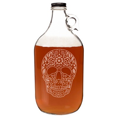 Halloween Sugar Skull Growler