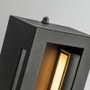 ALOADECOR H20" Modern Outdoor Wall Light with Dusk to Dawn Sensor Linear Matte Black with Acrylic Shade for Entryway (¨2 Pack) - 4 of 4