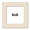 PosterPalooza | 6x6 Wide Barnwood Picture Frame, UV Acrylic, 6 Finishes - Grey, Brown, White, and Black - 2 of 4