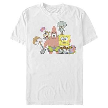 Men's SpongeBob SquarePants Squad Friends T-Shirt