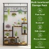 Plant Stand, 7-Tier Indoor Metal Shelf with Grow Lights - Multi-Level Display Rack for Plants, Decor, Living Room - 4 of 4
