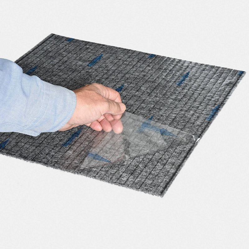 18" 16pk Hobnail Self-Stick Carpet Tiles - Foss Floors, 4 of 8