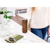Elanze Designs Lord Strength Shield Mocha Woodgrain 20 ounce Stainless Steel Travel Tumbler - 4 of 4