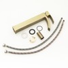 PAGED Tall Bathroom Faucets, Single Hole Bathroom Sink Faucet, Single Handle Vanity Basin Faucet with Pop Up Drain - 2 of 4