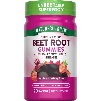 Nature's Truth Beet Root Vegan Gummies - 20ct