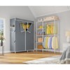 VIPEK V7C  Garment Rack with Cover Portable Closets Heavy Duty Clothes Rack, Black Rack with Cover - 2 of 4