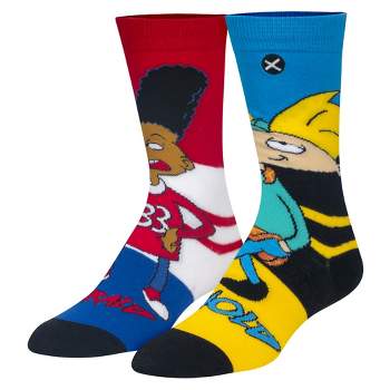 Odd Sox, Nickelodeon Socks, Women Crew Length, Rugrats, Hey Arnold Cartoon Socks