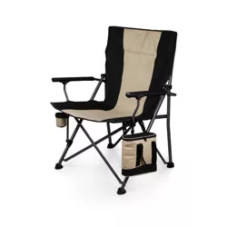 Oniva Big Bear Folding Camp Chair with Cooler XL - Black