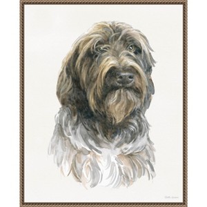 Amanti Art Hunting Dogs I by Beth Grove Framed Canvas Wall Art - 1 of 4