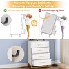 4-Drawer Dresser for Bedroom & Closet Tall Chest with Soft-Close Glides, Anti-Tip Kit | 36.22" H Space Saving Storage Organizer - 4 of 4