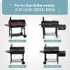 3737 Grill Cover for Char-Griller 2137 Outlaw, Competition Pro, Kingsford Barrel Charcoal Grill 30", Heavy Duty Waterproof Smoker Cover,SHINESTAR - 2 of 4