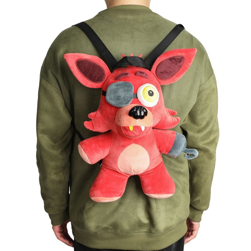 Five Nights at Freddy's Chicko, Foxy 16” Plush Character Backpack, 4 of 7