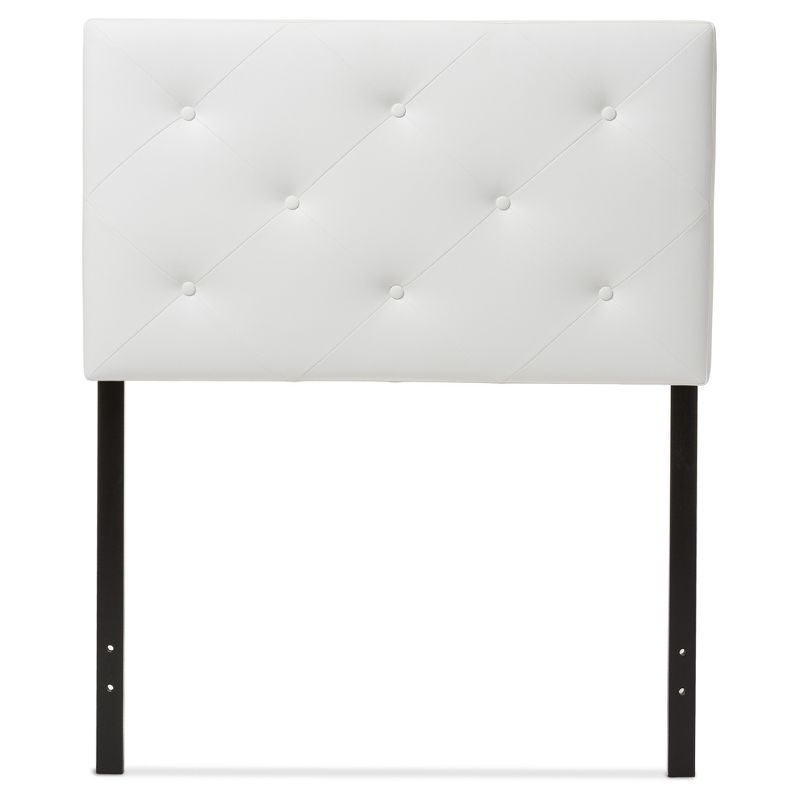 Twin Baltimore Modern And Contemporary Faux Leather Upholstered Headboard - Baxton Studio, 3 of 6