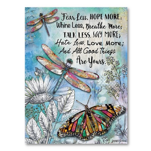 Fear Less Hope More Gallery-Wrapped Canvas - image 1 of 2