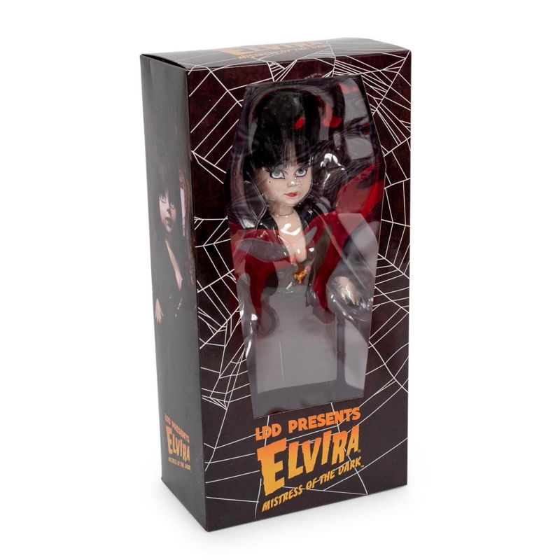 Mezco Toyz Living Dead Dolls Presents Elvira Mistress of the Dark 10 Inch Collectible Doll, 4 of 10