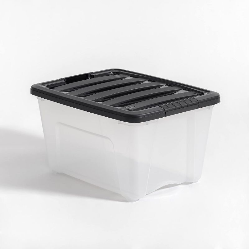 IRIS USA Plastic Storage Bins with Lids and Secure Latching Buckles, 5 of 7