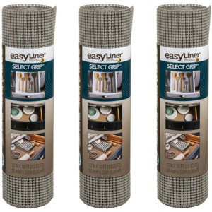 Duck EasyLiner Select Grip Non-Adhesive Shelf and Drawer Liner, Gray - 1 of 4