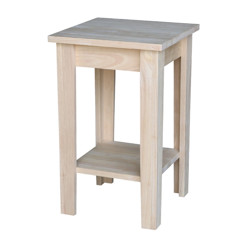 Photos - Plant Stand Solid Wood Shaker  Unfinished - International Concepts