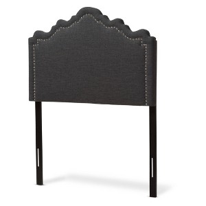 Nadeen Modern and Contemporary Fabric Headboard Dark Gray - Baxton Studio - 1 of 4
