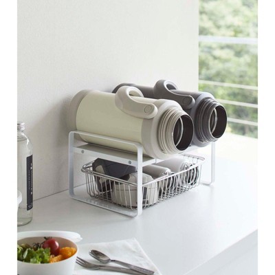 Adjustable White Steel Expandable Kitchen Countertop Organizer